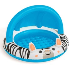 Braventa Collection Safari Sun Gölgeli Şişirilebilir Bebek Havuzu 97 cm x 66 cm
