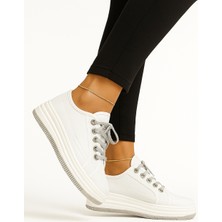 Devida Kadın Siyah Spor Ayakkabı Günlük Rahat Air Taban Sneaker N150