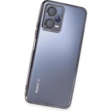 Olinea Newface Redmi Note 12 5g Kılıf Lensli Silikon - Siyah