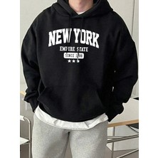New York Empire State 1788'DEN Bu Yana Desen Erkek Sonbahar Günlük Kapüşonlular Moda Spor Kaz