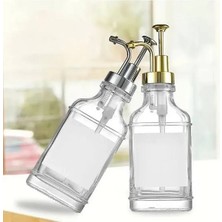 Shoplet Buğz Cam Sıvı Sabunluk Losyonluk Krom