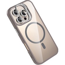 Epilons Iphone 16 Remim Lensli Magsafe Standlı Kapak - Titan Gri