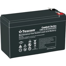 Tescom Combatt CBL12-9E 12V 9AH Tam Bakımsız Kuru Akü