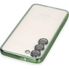 Epilons Newface Galaxy S23 Kılıf Lensli Silikon - Yeşil