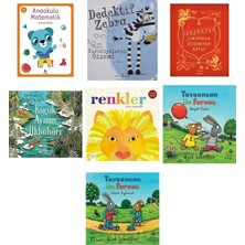 Almidilli Yayınları Anaokulu Matematik Çalışmalar 4-5 Yaş Çıkartmalarla... +6 Eğitim Kitabı