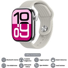 Harvox Hk 11 Pro Max Amoled Akıllı Saat Iphone ve Android Tüm Telefonlara Uyumlu 46 mm Gümüş