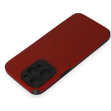 Starseven Newface Iphone 15 Kılıf Loop Deri Silikon - Kırmızı
