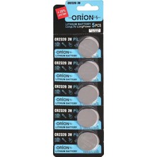 Orion CR2320 3V Lityum Düğme Pil 5li Kart Paket