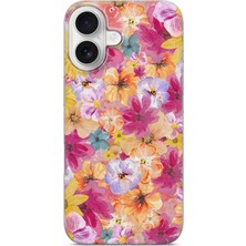 Lelia iPhone 17 Uyumlu Baskılı Şeffaf Telefon Kılıfı | Koleksiyon: Floraluxe Botanica