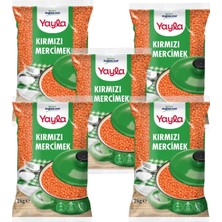 Yayla Ithal Kırmızı Mercimek 2 kg X5