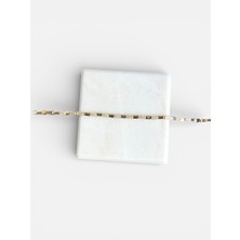 Houseki Vip Kaplama Kararma Plaka Taşlı Kombin Bileklik