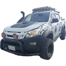 Aftermarket Isuzu D-Max 2012-2019 Çamurluk Dodik Seti Vida Görünümlü Koruma Mat Siyah