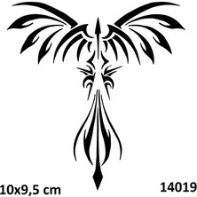 Airbrush Tattoo Oklu Kanatyapışkanlı Stencil Süsleme ve Boyama Kalıbı