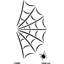 Airbrush Tattoo Örümcek Ağı Yapışkanlı Stencil Süsleme ve Boyama Kalıbı Stencil Kalıp