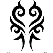 Airbrush Tattoo Tribal Gözler Yapışkanlı Stencil Süsleme ve Boyama Kalıbı