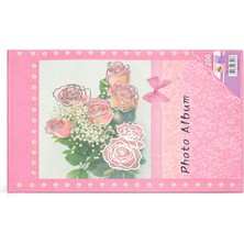 inkjet Fotoğraf Albümü 200’LÜ – Pembe Çiçek Desenli | 10×15