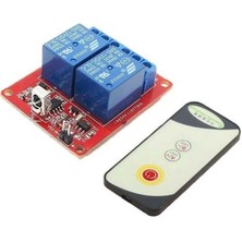 Voltaj Ir Kumandalı Röle Kartı 12V 2 Kanal