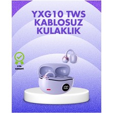 Genel Tedarik YXG10 Kablosuz Kulaklık – Bluetooth 5.4 Dokunmatik LED Ekranlı Şarj Kutusu - EMTHBA3481-4917