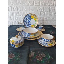 Konyax Lemone 6 Kişilik 56 Parça Çeyiz Seti