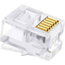 Powermaster Telefon Soketi 6p/6c (100'LÜ Paket)