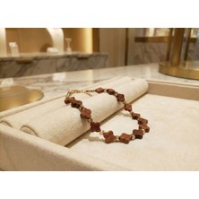 Maison Cloris Yıldız Taşı Doğal Taş Yonca Kesim Bileklik