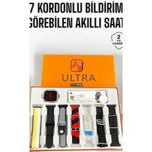 Akıllı Saat 7 Farklı Kordonlu Arama Cevaplayan Bildirim Gps Özelliği