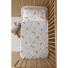 Lizayn Tekstil %100 Pamuk Ranforce Lastikli Çarşaf Seti 80X140 Çarşaf  35X45 Yastık Kılıfı