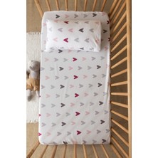 Lizayn Tekstil %100 Pamuk Ranforce Lastikli Çarşaf Seti 80X140 Çarşaf  35X45 Yastık Kılıfı