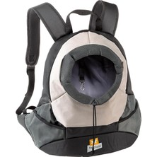 Hepta Collection Kangoo Large Küçük Köpek Taşıma Çantası, Dolgulu Omuzlar, Sağlam ve Dayanıklı Malzeme, Gri