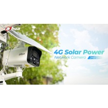 Kaia Life Dahua IPC-HFW2441DG-4G-SP-B-MAX, 4mpix, 3,6mm Lens, H265+, 30MT Gece Görüşü, Dahili Mikrofon, IP67,  Solar(Güneş Enerjili) Ip Kamera