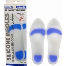 Minion Tam Ortopedik Anatomik Silikon Ayakkabı Tabanlığı Topuk Dikeni Tabanlık