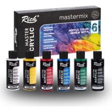Braventa Collection Rich Mastermix Profesyonel Akrilik Boya 60CC 6 Ren