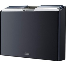 Hype Store Joseph Joseph 60184 Folio Set Renkli Işaretlenmiş Kesme Tahtası Saklama Kabı Ile, Grafit, Plastik, 4