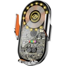 Araç Içi Kablosuz Şarjlı Telefon Tutucu