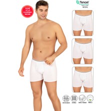 Özkan Underwear Özkan 11256 3'lü Paket Erkek Premium Kumaş Modal Pamuklu Esnek Yumuşak Boxer Şort