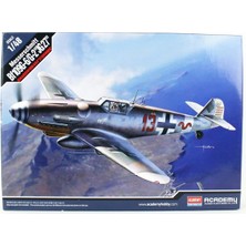 Academy 12321 1/48 Ölçek, Messerschmitt BF109G-6/G-2 (Jg 27) Savaş Uçağı, Plastik Model Kiti