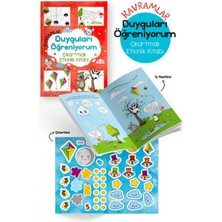 Bigkids Yayınları Kavramlar – Duyguları Öğreniyorum – Çıkartmalı Etkinlik Kitabı - 3 Yaş +