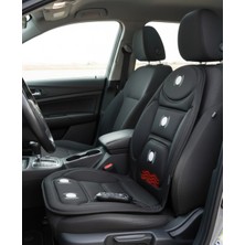 Shopwave Sırt ve Bel Için Isıtmalı Masaj Minderi Çok Bölgeli Tasarım