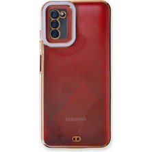 Starseven Newface Galaxy A03S Kılıf Liva Lens Silikon - Lila
