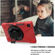 Starseven Newface Galaxy P610 Tab S6 Lite 10.4 Kılıf Amazing Tablet Kapak - Kırmızı