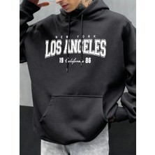Los Angeles New York Kaliforniya Desen Erkekler Hoody Sonbahar Hip Hop Hoodie Rahat Polar Spo