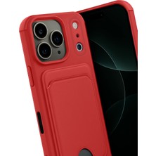 Olinea Newface Iphone 17 Kelvin Kartvizitli Silikon - Kırmızı