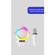 Astraltech Astronot Tasarımlı Bluetooth Speaker ve Kablosuz Mikrofon Karaoke Seti
