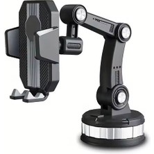Katre46 360° Döner Başlıklı Vakumlu Ayarlanabilir Araç Içi Telefon Tutucu