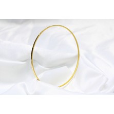 Kızılay Kuyumcusu 4 gr (Gram) Oluklu Ajda Bilezik Işçiliksiz Yatırımlık 22 Ayar Altın