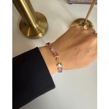 Houseki Gema Bileklik Gold