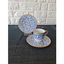 Konyax 6 Kişilik Kahve Seti Blues