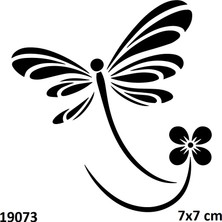 Airbrush Tattoo Yusufçuk Yapışkanlı Stencil Süsleme ve Boyama Kalıbı Stencil Kalıp