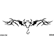Airbrush Tattoo Kasık Bel Için Yapışkanlı Stencil Süsleme ve Boyama Kalıbı