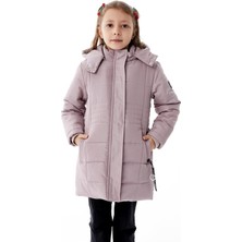 Benitto Kids Kız Çocuk Kapüşonlu Kışlık Şişme Mont 51355